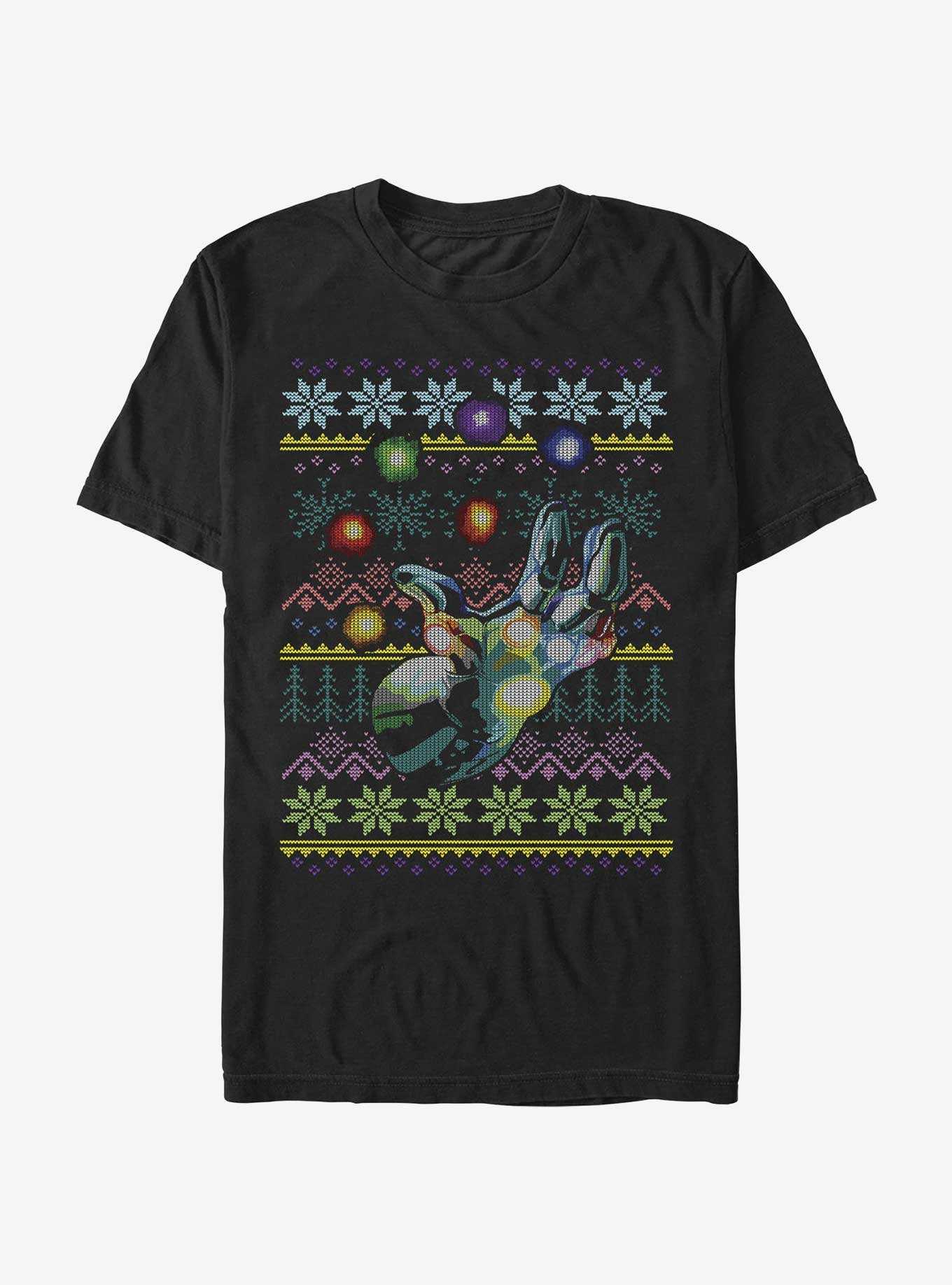 Marvel Avengers Gauntlet Ugly Holiday T-Shirt, , hi-res