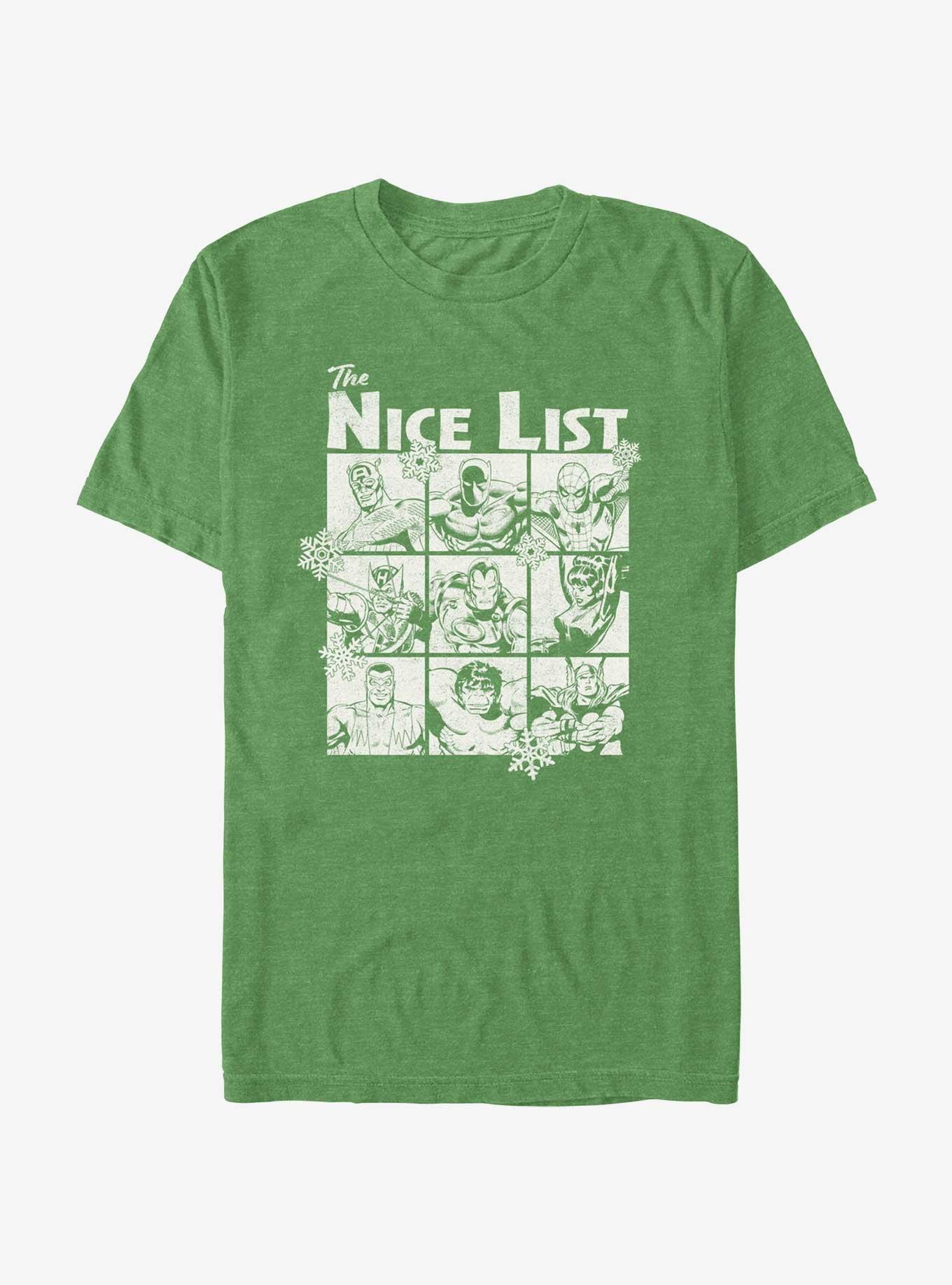 Marvel The Nice List T-Shirt, KEL HTR, hi-res