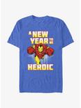Marvel Iron Man New Year To Be Heroic T-Shirt, ROY HTR, hi-res