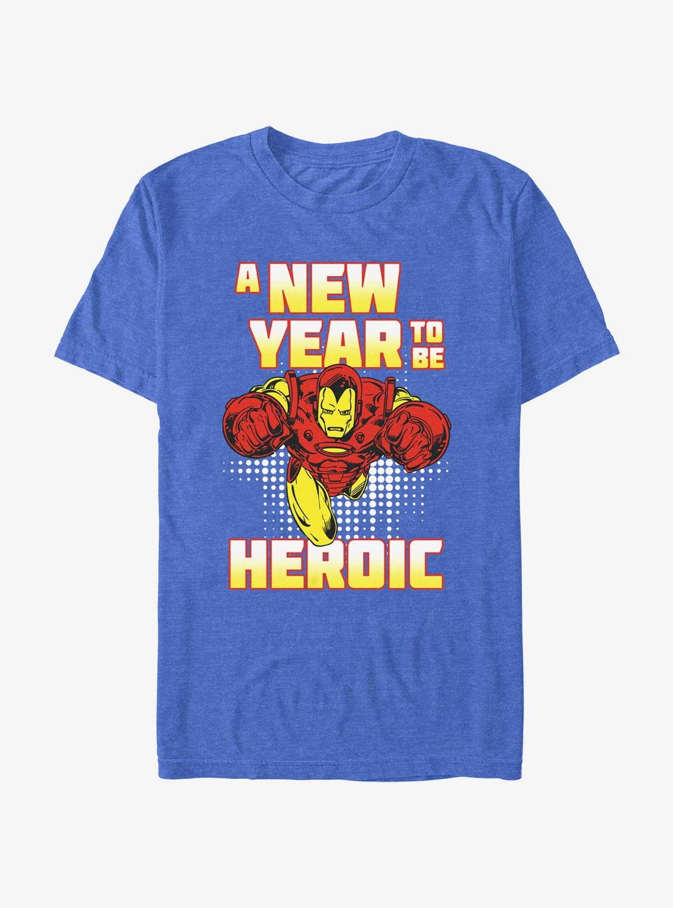 Marvel Iron Man New Year To Be Heroic T-Shirt, , hi-res