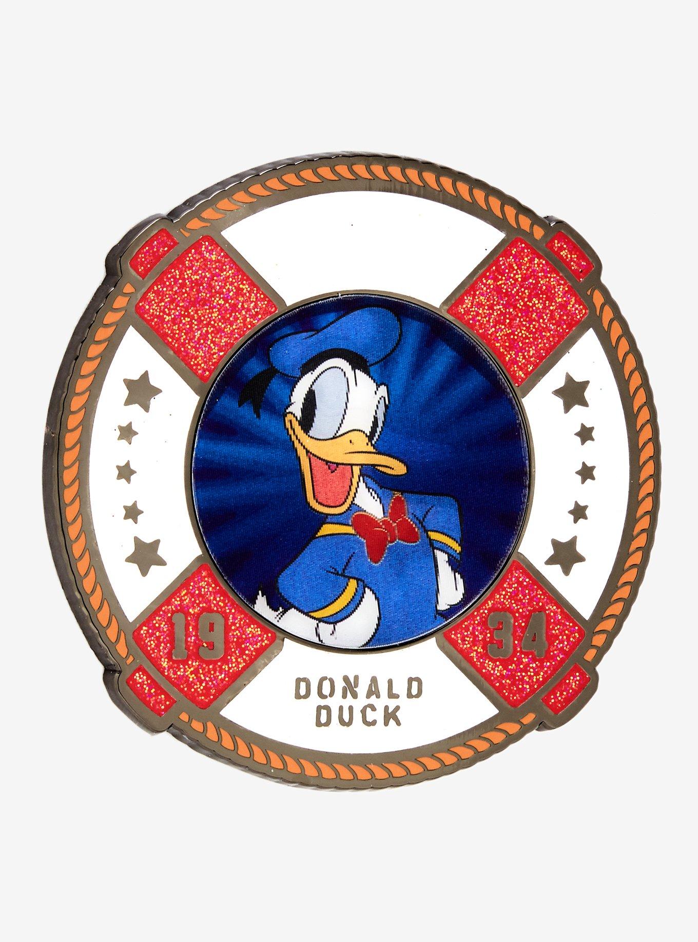 Loungefly Disney Donald Duck 90th Anniversary Lenticular Enamel Pin, , hi-res