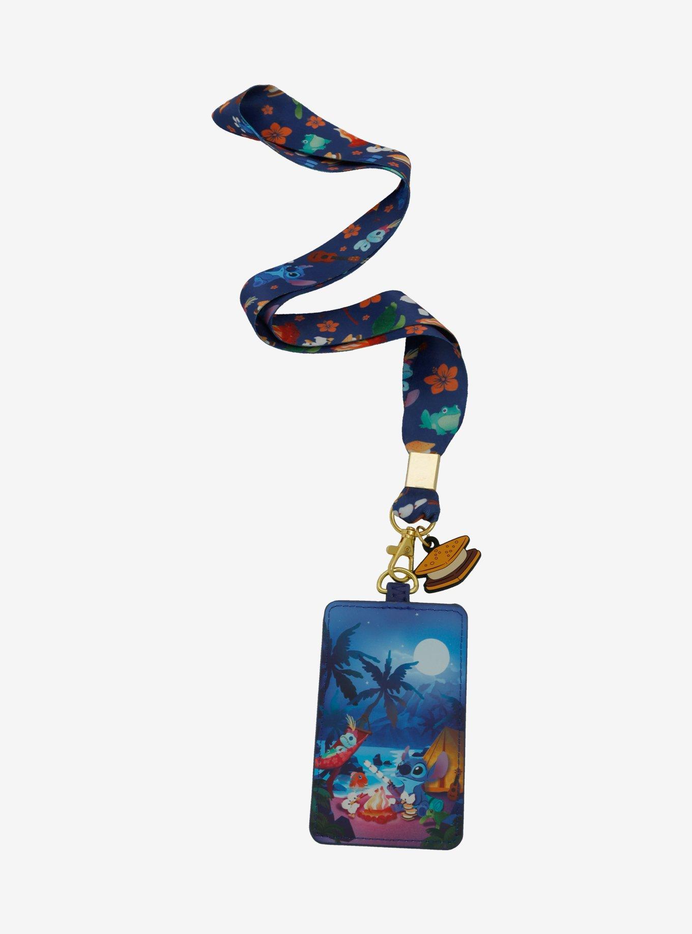 Loungefly Disney Stitch Scrump Camp Lanyard With Cardholder, , hi-res