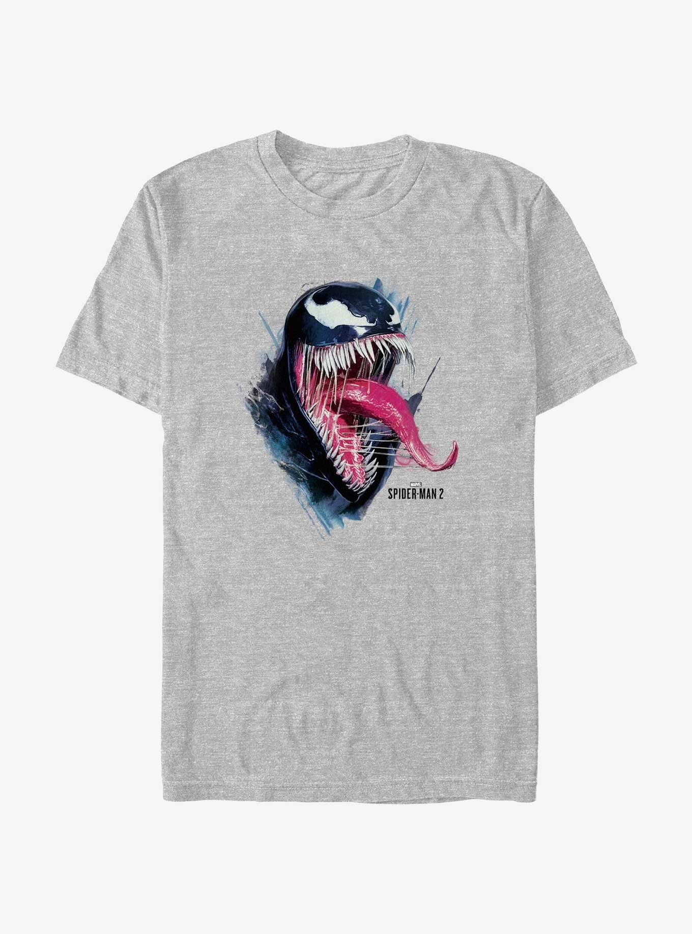 Marvel Spider-Man 2 Game Venom Profile T-Shirt, ATH HTR, hi-res