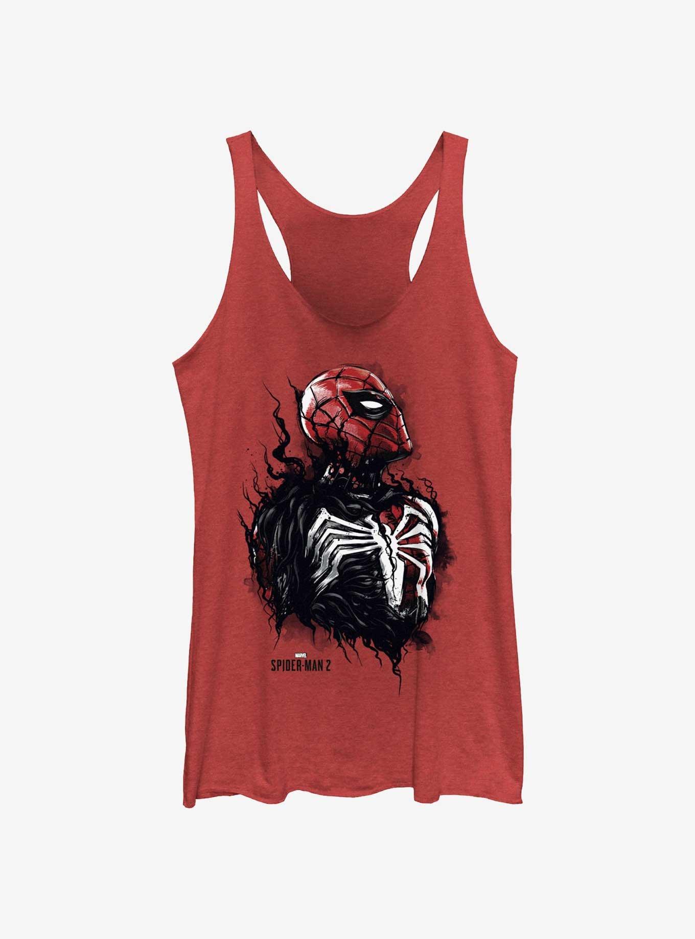 Marvel Spider-Man 2 Game Spider-Man Venom Transformation Girls Tank, RED HTR, hi-res