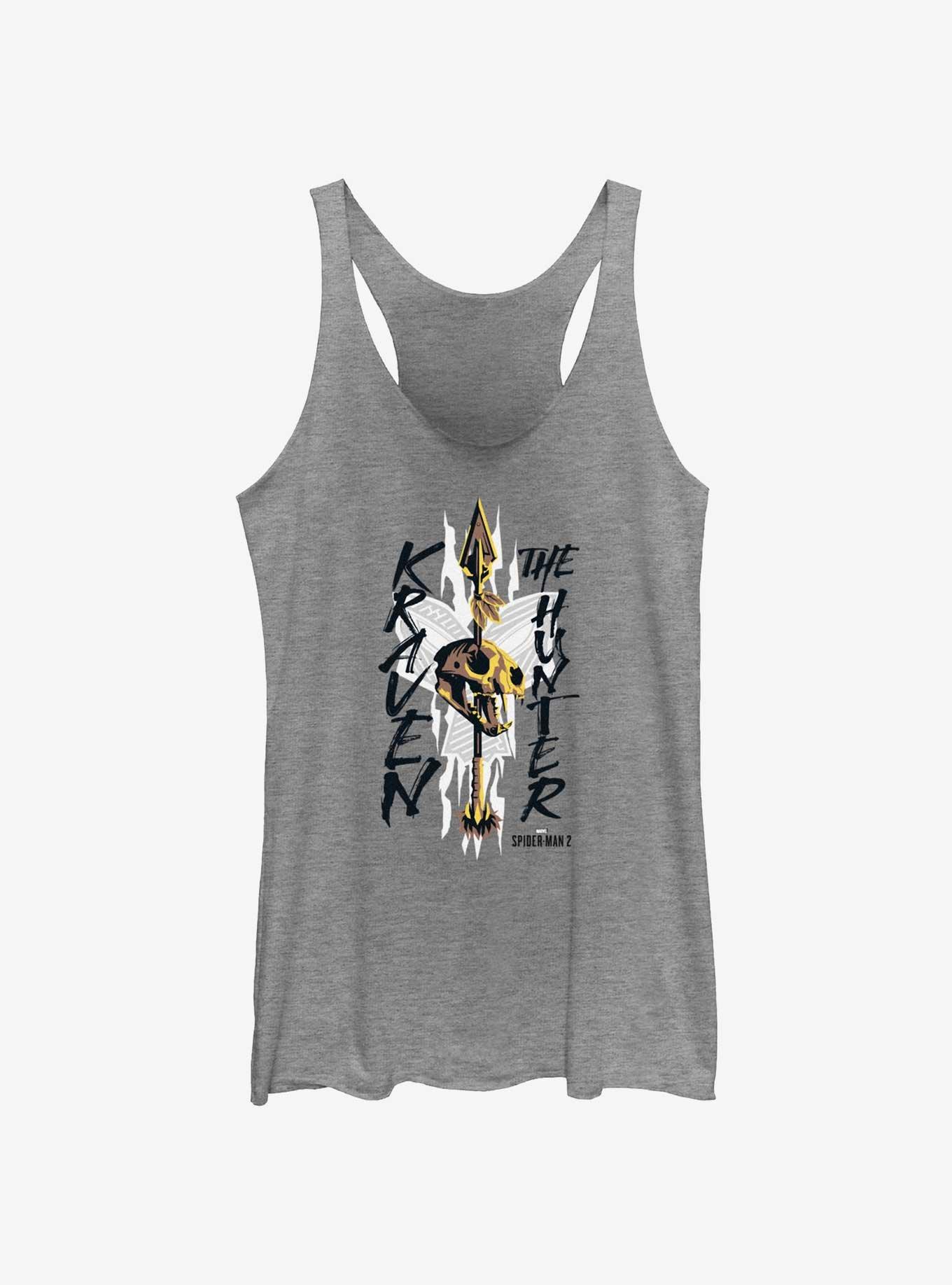 Marvel Spider-Man 2 Game Kraven The Hunter Girls Tank, GRAY HTR, hi-res