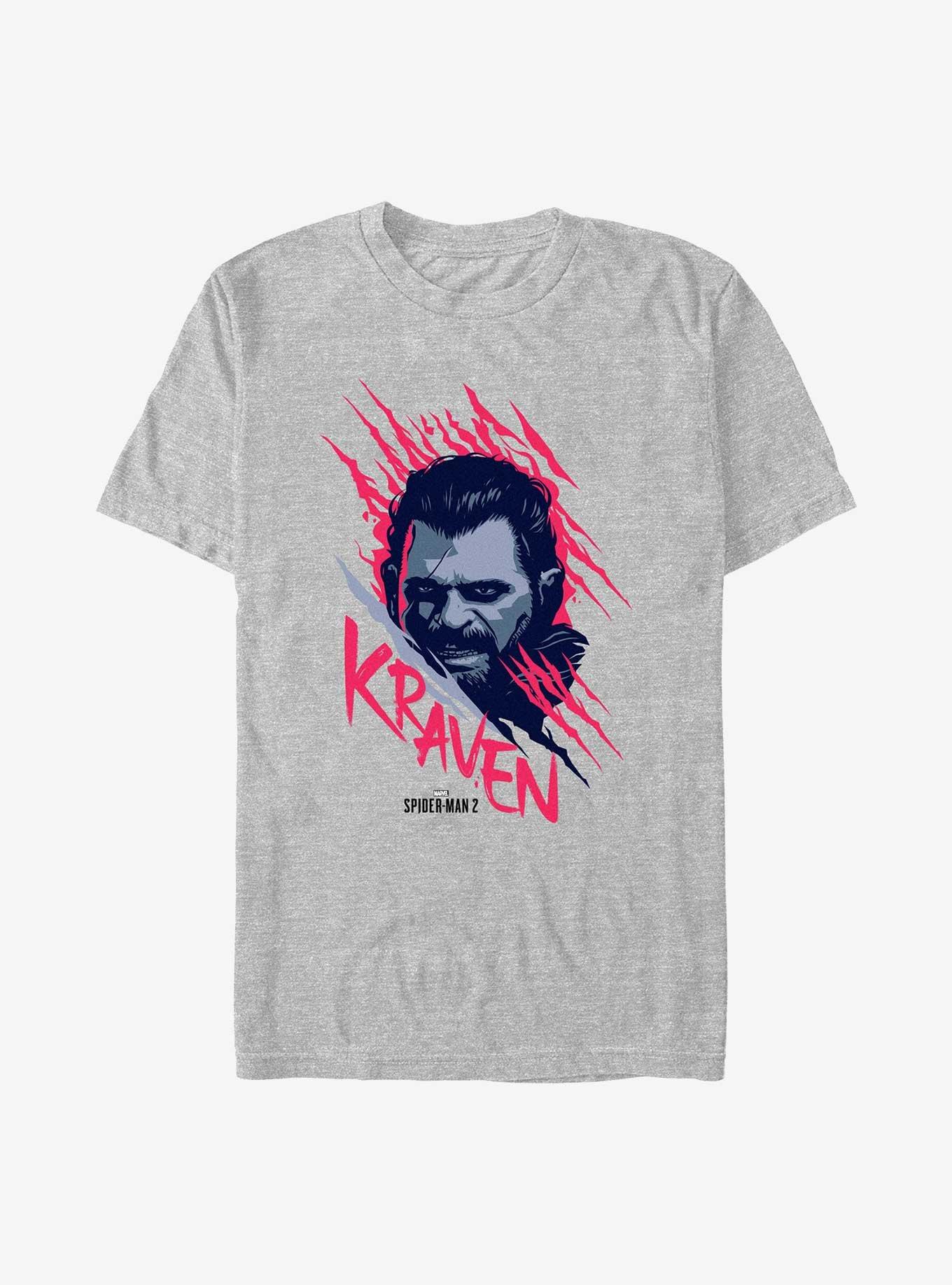 Marvel Spider-Man 2 Game Kraven Face T-Shirt, , hi-res