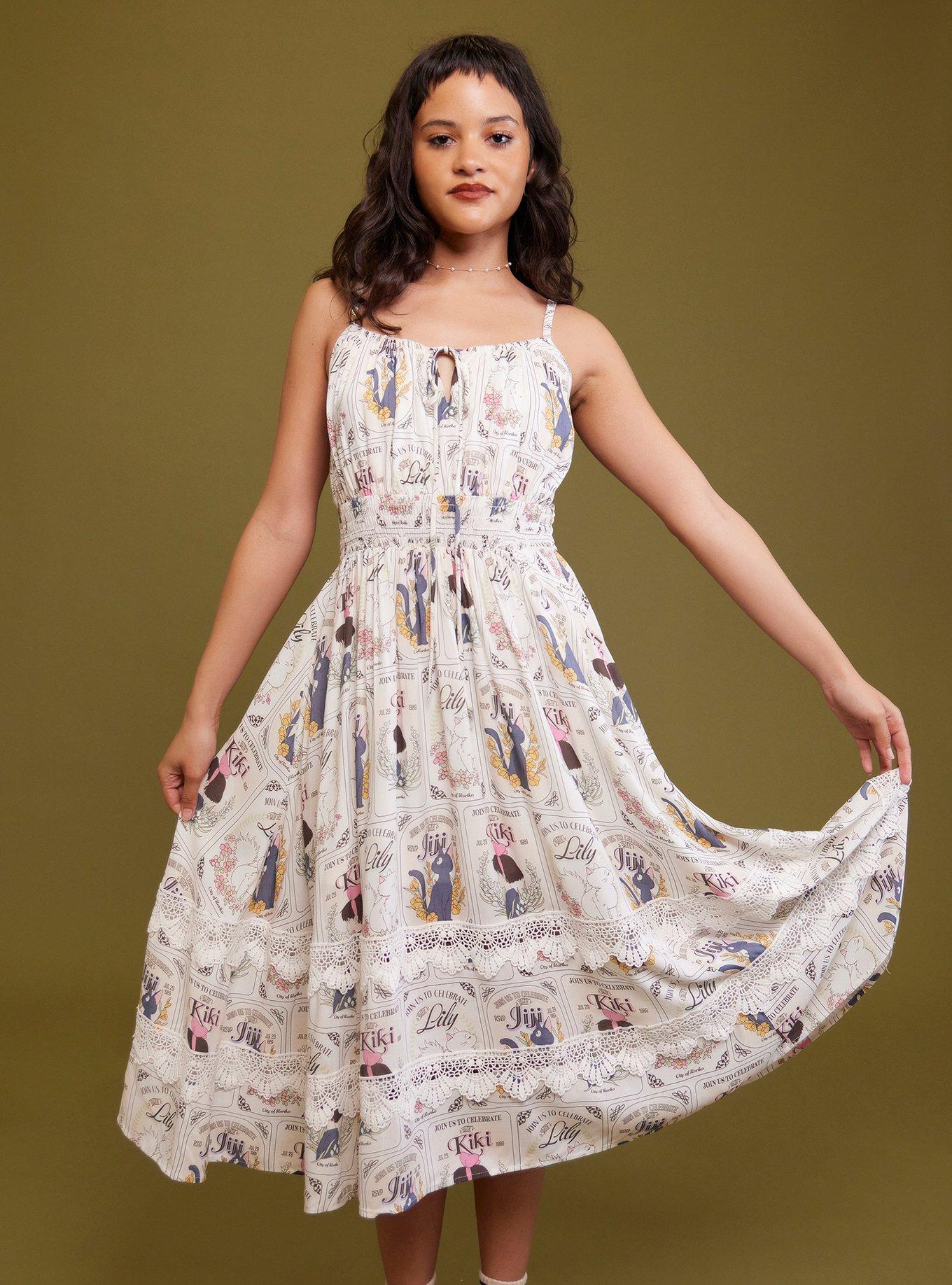 Her Universe Studio Ghibli® Kiki's Delivery Service Vintage Midaxi Cami Dress, MULTI, hi-res