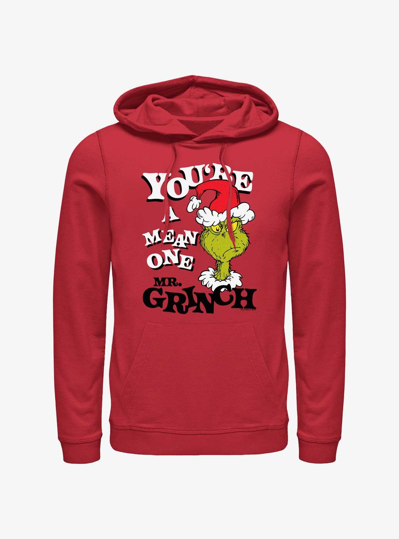 Hot Topic Dr. Seuss You're A Mean One Mr. Grinch Hoodie