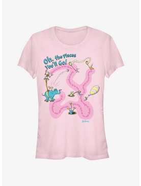 Dr. Seuss Journeying The Places You'll Go Girls T-Shirt, , hi-res