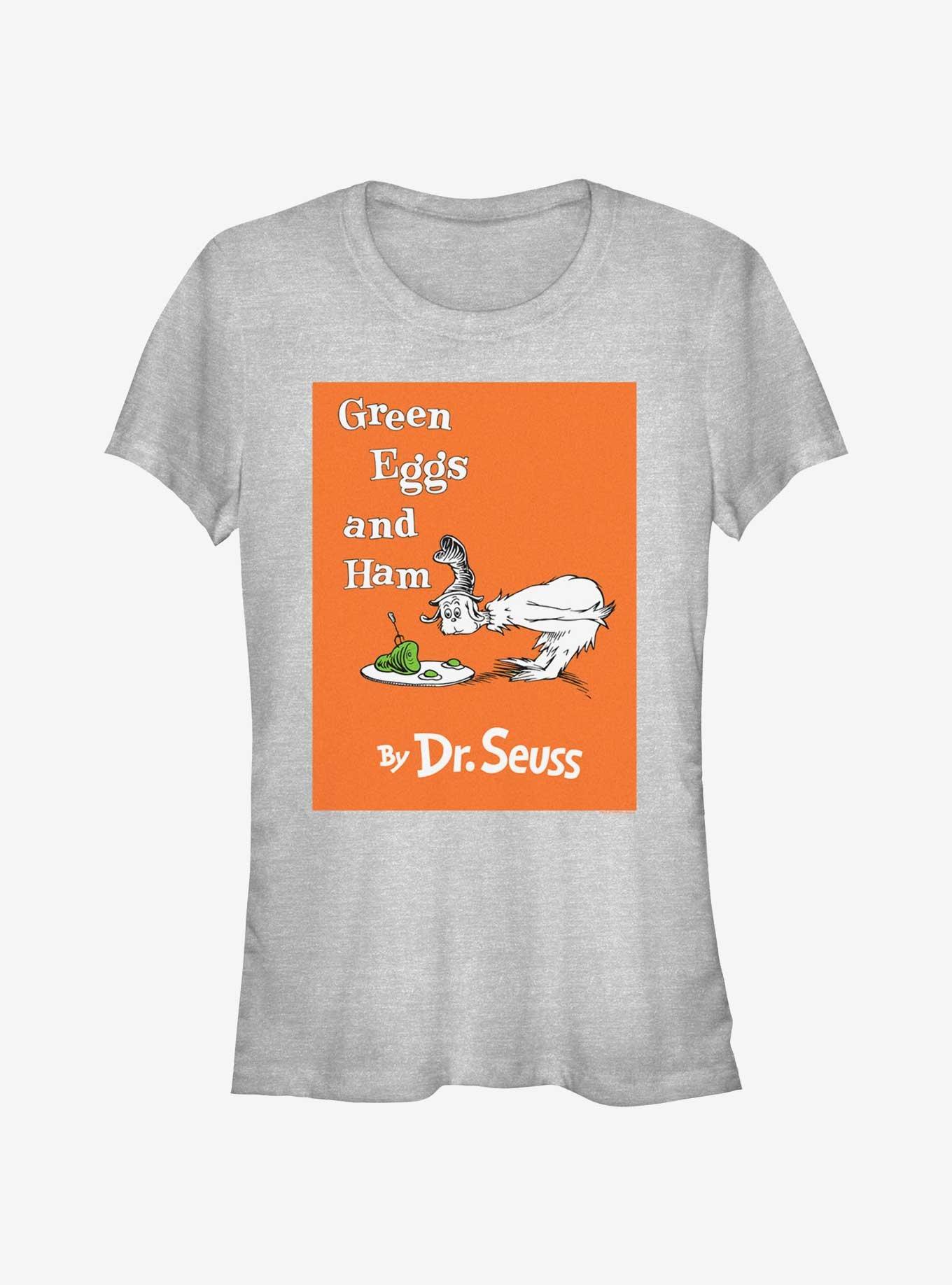 Dr. Seuss Green Eggs and Ham Book Cover Girls T-Shirt, , hi-res