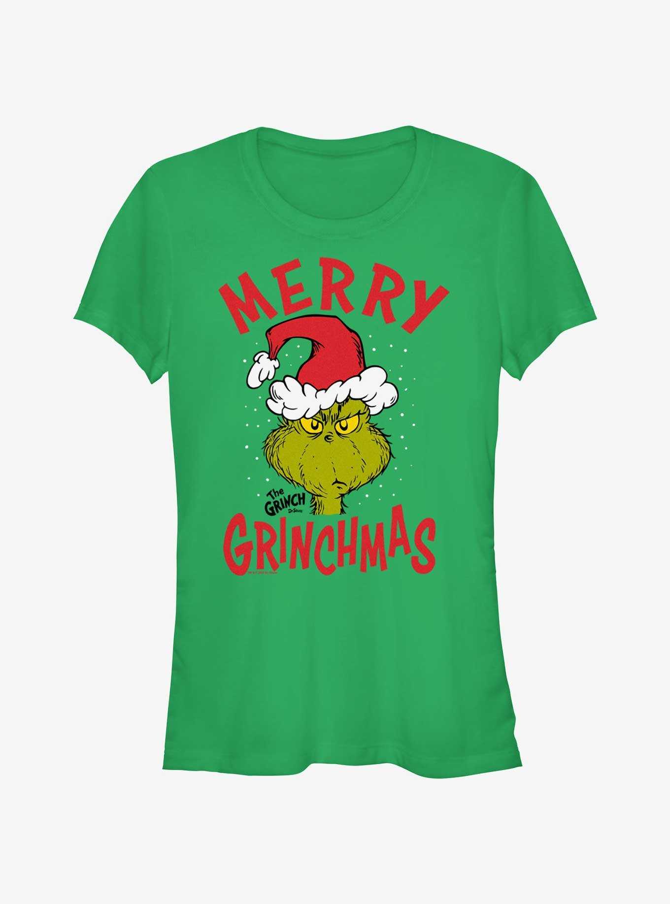 Dr. Seuss Merry Grinchmas Girls T-Shirt, , hi-res