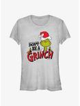 Dr. Seuss Don't Be A Grinch Girls T-Shirt, ATH HTR, hi-res
