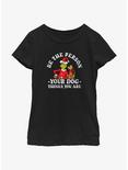Dr. Seuss Grinch and Max Be The Person Your Dog Thinks You Are Youth Girls T-Shirt, BLACK, hi-res