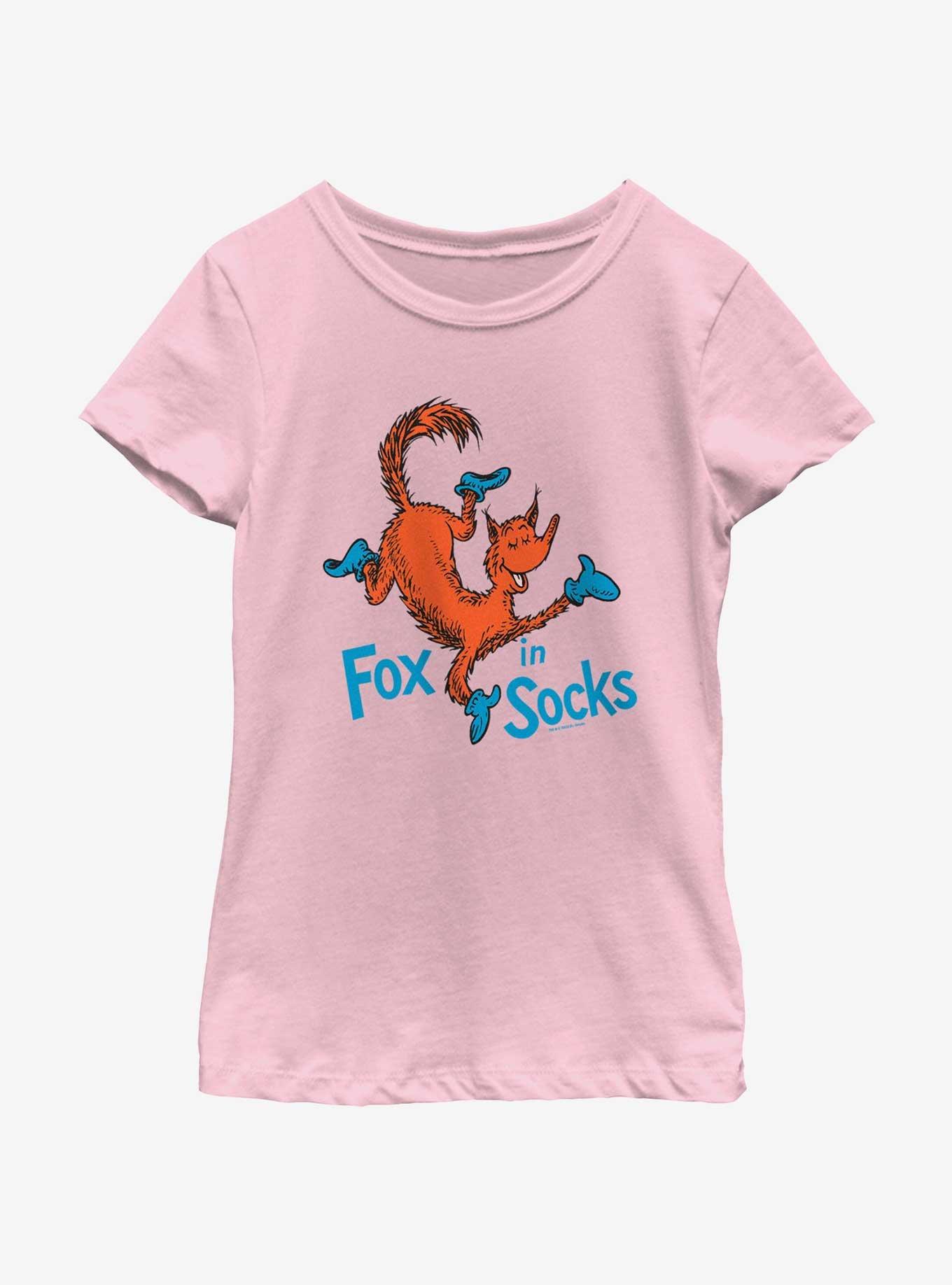 Dr. Seuss Fox In Socks Youth Girls T-Shirt