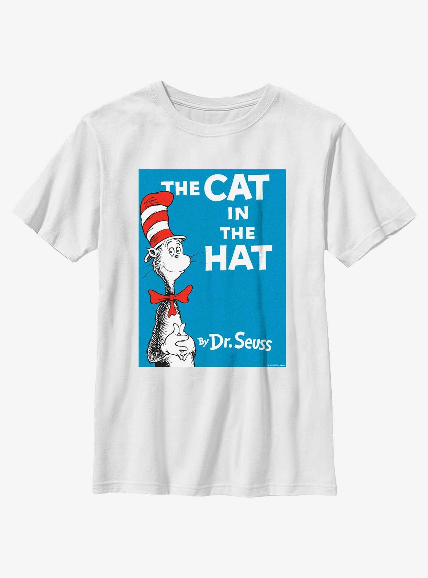 Dr. Seuss The Cat In The Hat Poster Youth T-Shirt, , hi-res