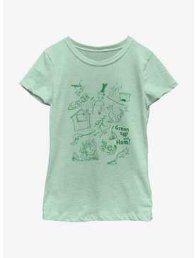 Dr. Seuss Green Eggs And Ham Icons Youth Girls T-Shirt, , hi-res