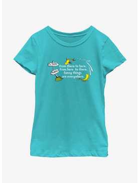 Dr. Seuss From Here To Everywhere Youth Girls T-Shirt, , hi-res