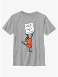 Dr. Seuss Take It Slowly This Book Is Dangerous Youth T-Shirt, ATH HTR, hi-res