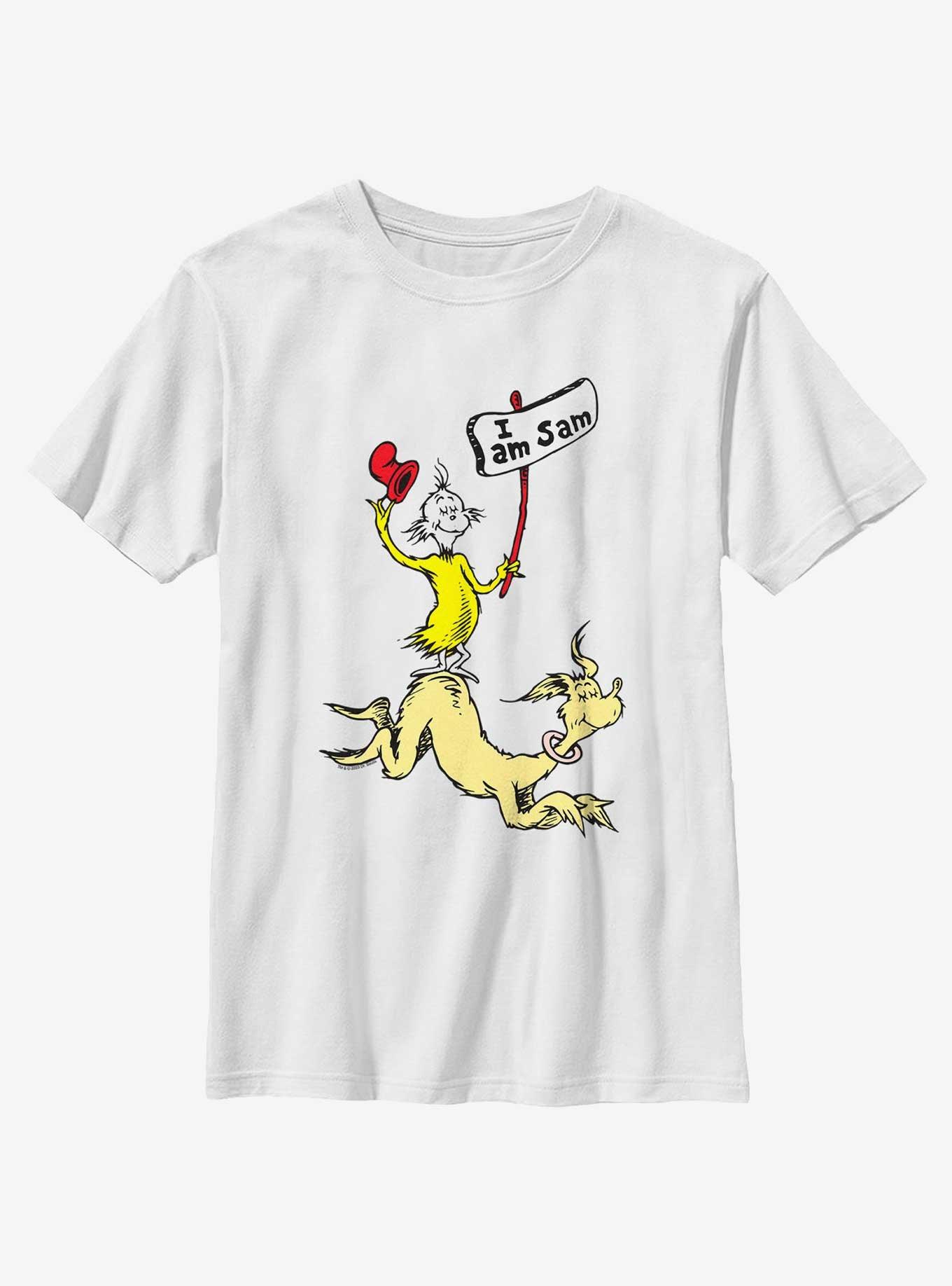 Dr. Seuss I Am Sam Youth T-Shirt, WHITE, hi-res