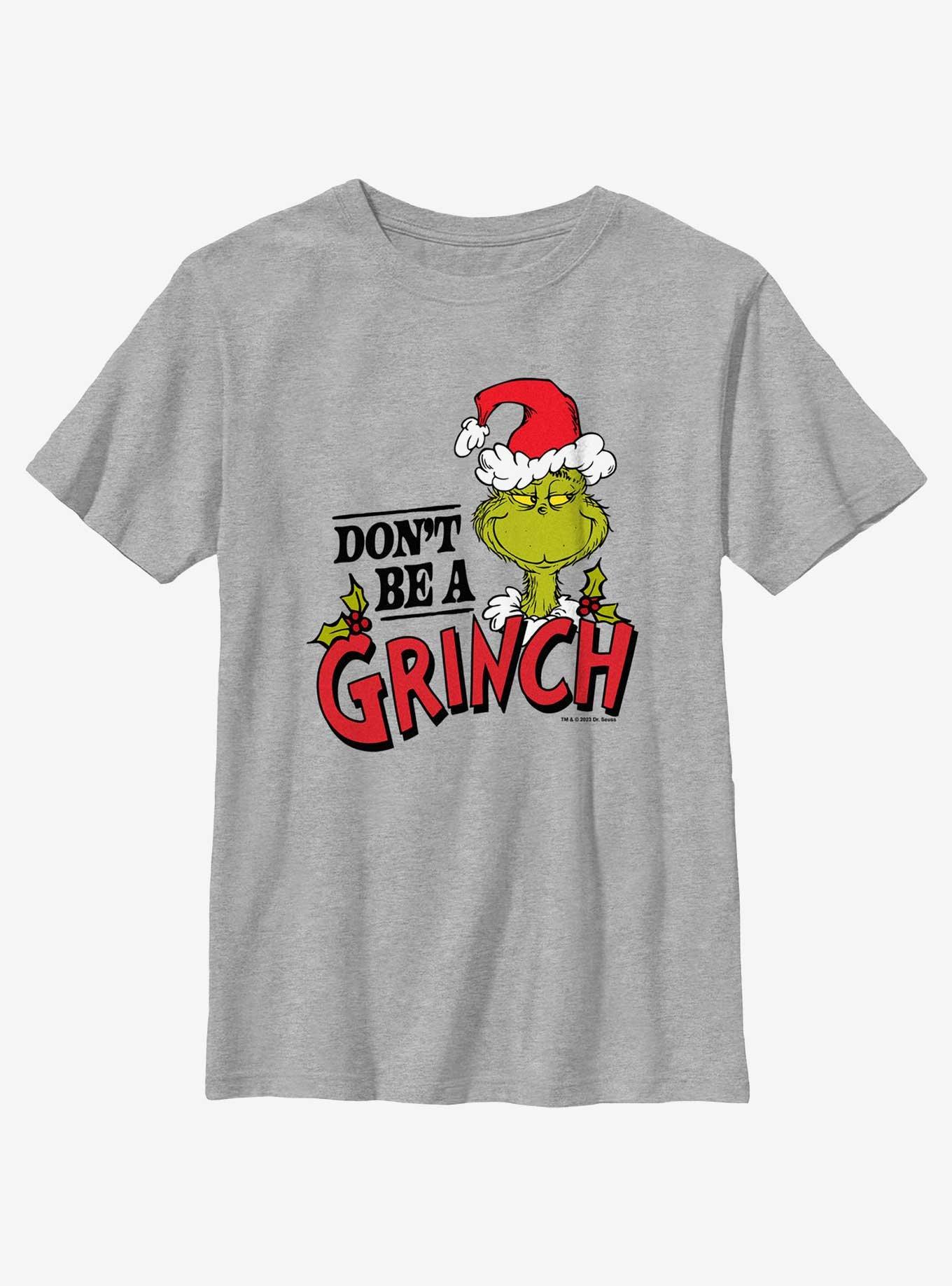 Dr. Seuss Don't Be A Grinch Youth T-Shirt, , hi-res
