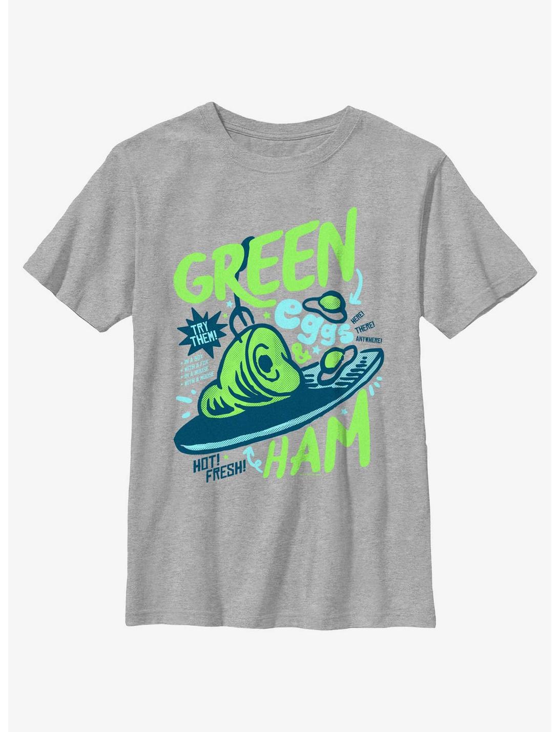 Dr. Seuss Green Eggs & Ham Youth T-Shirt, ATH HTR, hi-res