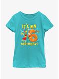 Dr. Seuss It's My 6th Birthday Youth Girls T-Shirt, TAHI BLUE, hi-res