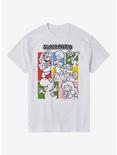 Super Mario Grid Outline Boyfriend Fit Girls T-Shirt, MULTI, hi-res
