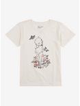 Kewpie Cherub Floral Boyfriend Fit Girls T-Shirt, MULTI, hi-res