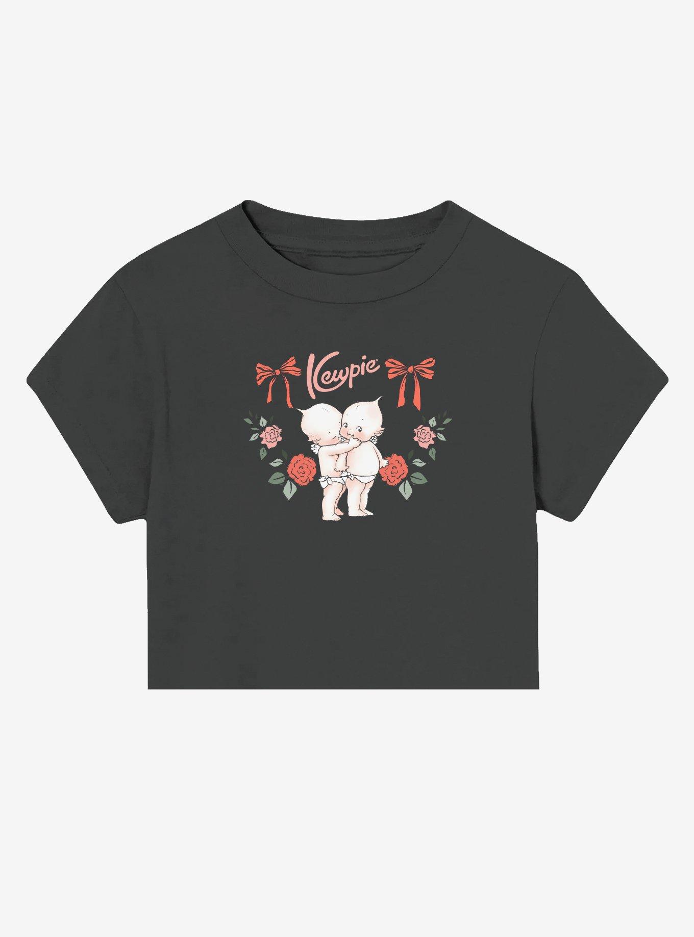 Kewpie Butterflies & Roses Boyfriend Fit Girls T-Shirt