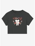 Kewpie Butterflies & Roses Boyfriend Fit Girls T-Shirt, MULTI, hi-res