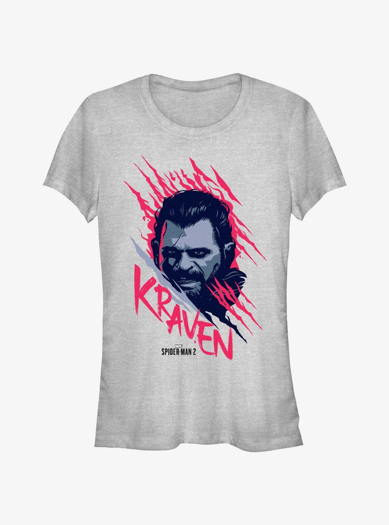 Marvel Spider-Man 2 Game Kraven Face Girls T-Shirt, , hi-res