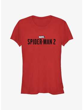 Marvel Spider-Man 2 Game Black Logo Girls T-Shirt, , hi-res