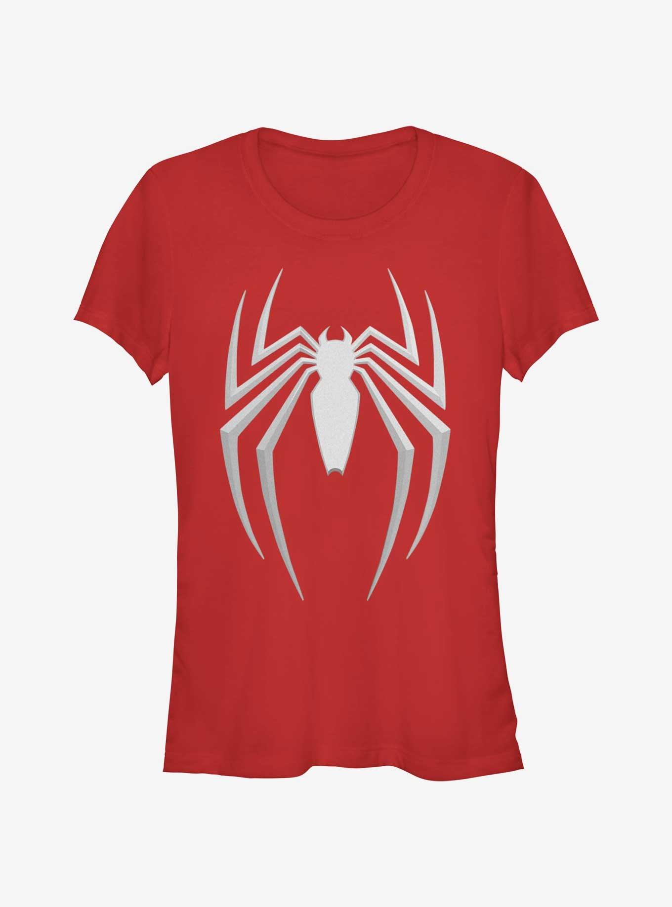 Marvel Spider-Man 2 Game Gray Spider Icon Girls T-Shirt, , hi-res