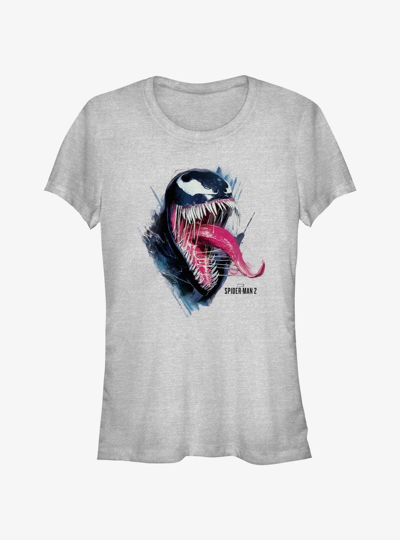Marvel Spider-Man 2 Game Venom Profile Girls T-Shirt, , hi-res