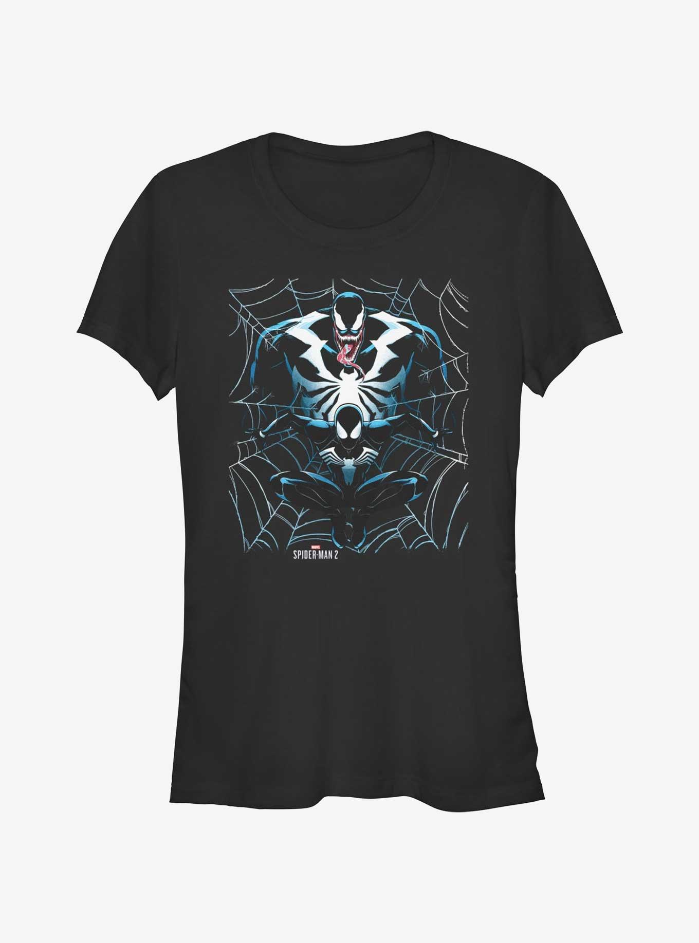 Marvel Spider-Man 2 Game Spider-Man Venom Web Girls T-Shirt, , hi-res