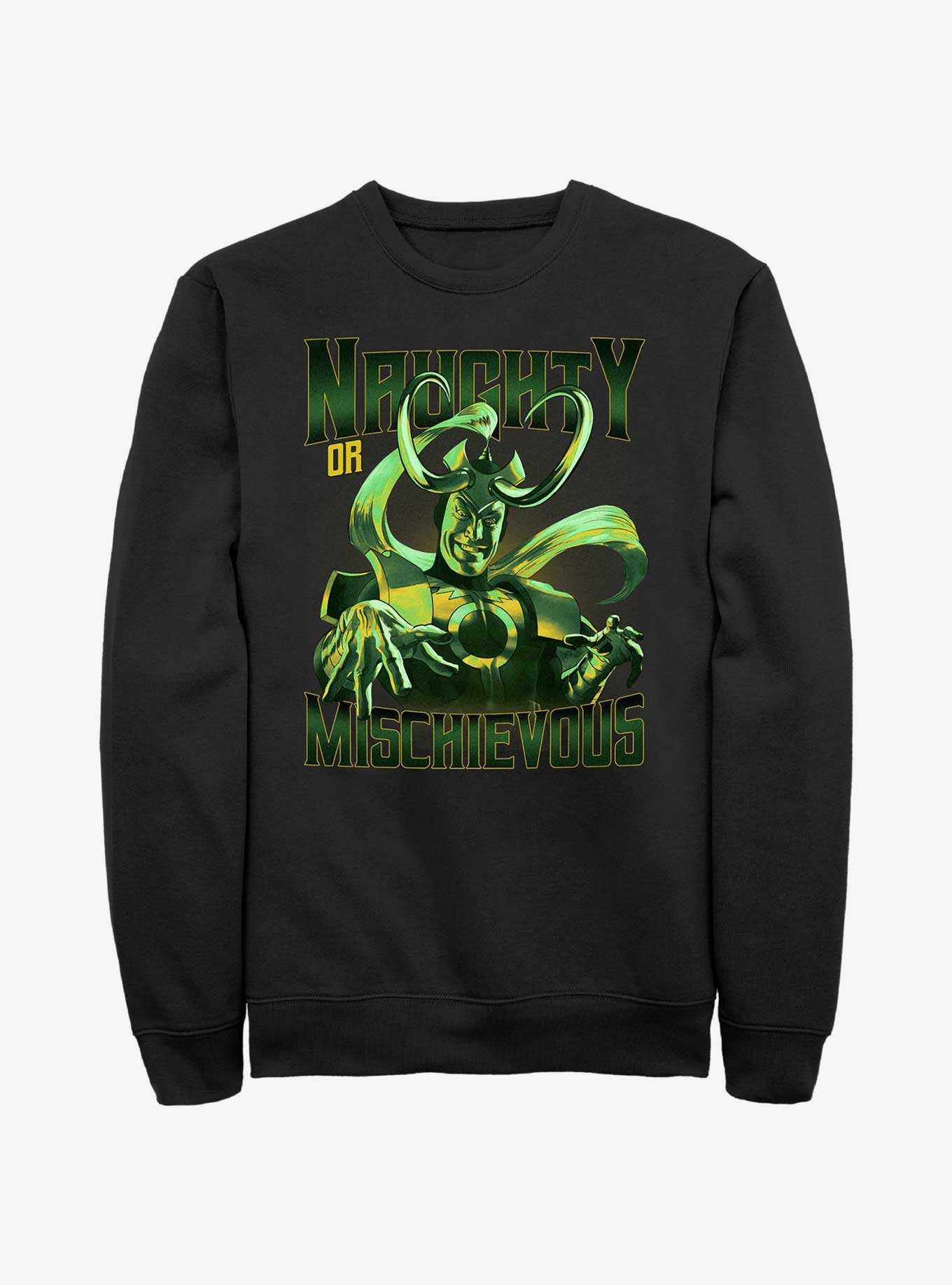 Marvel Loki Naughty Or Mischievous Sweatshirt, , hi-res