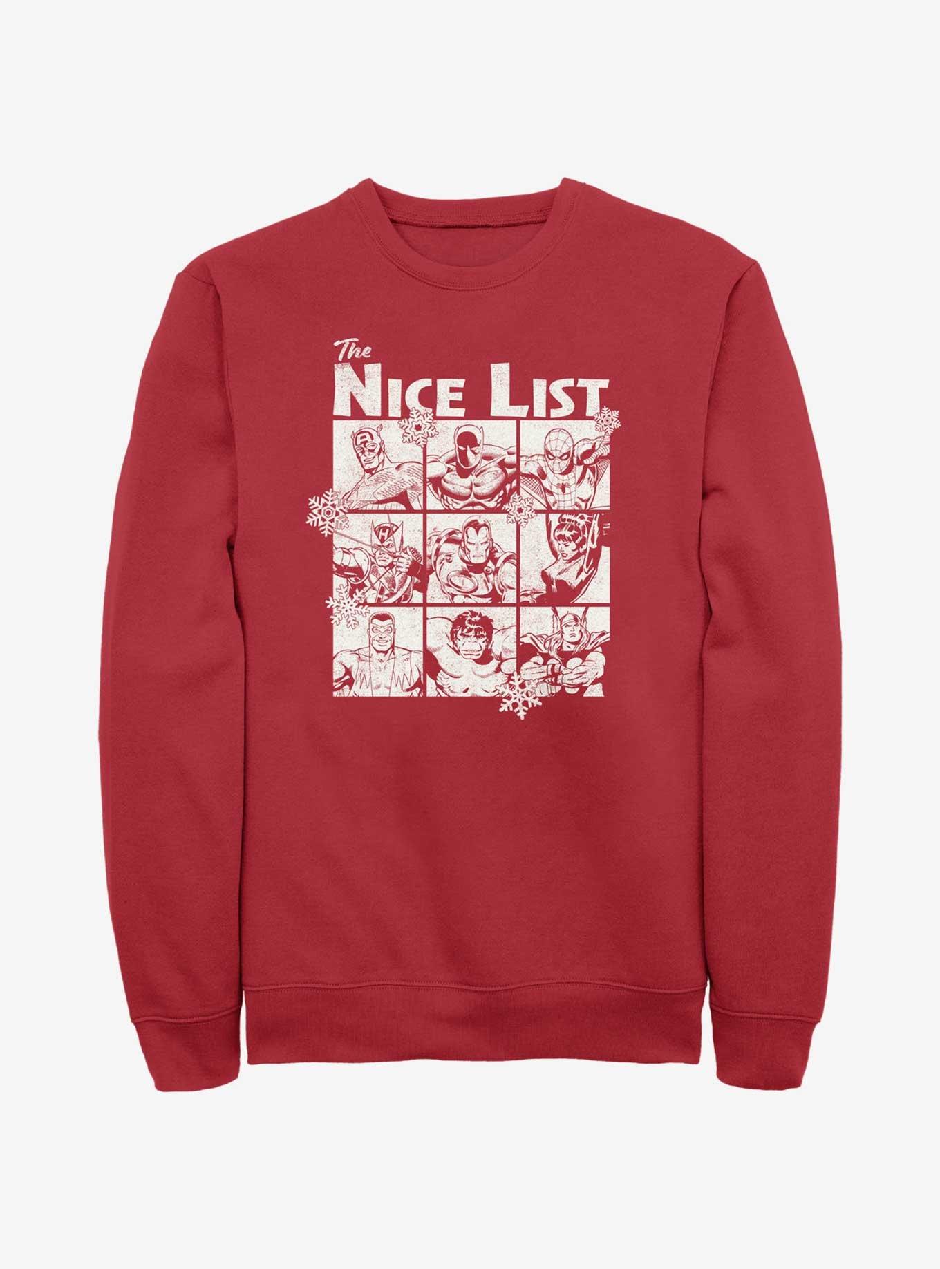 Red store marvel sweatshirt