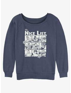 Marvel The Nice List Girls Slouchy Sweatshirt, , hi-res