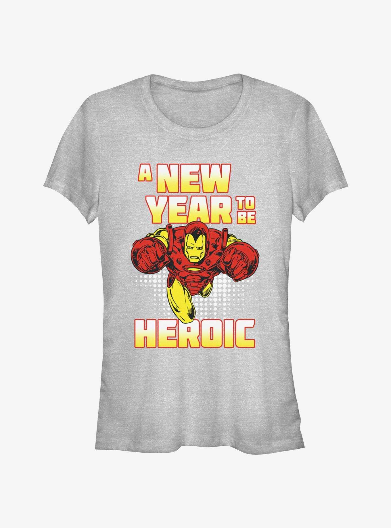 Marvel Iron Man New Year To Be Heroic Girls T-Shirt, , hi-res
