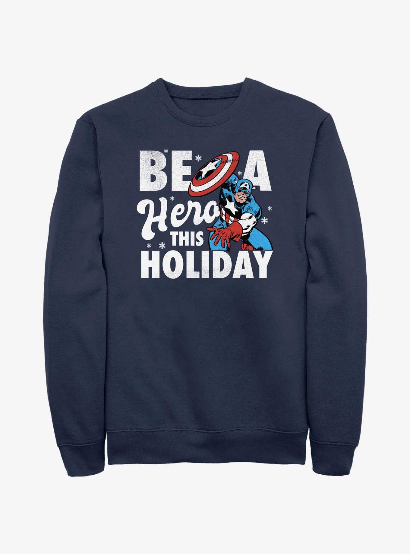Marvel Captain America Holiday Hero Sweatshirt