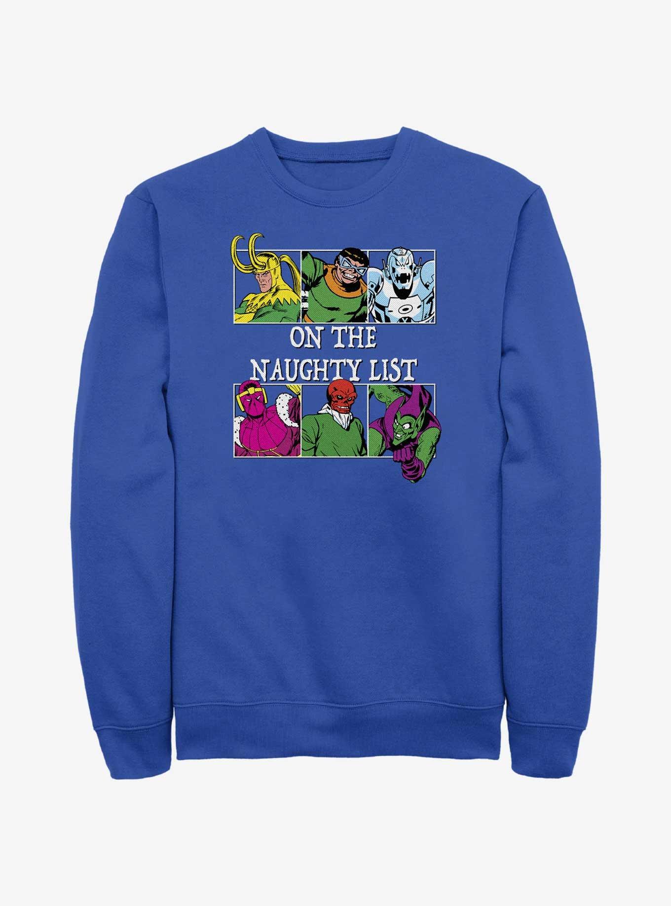 Marvel On The Naughty List Sweatshirt, , hi-res