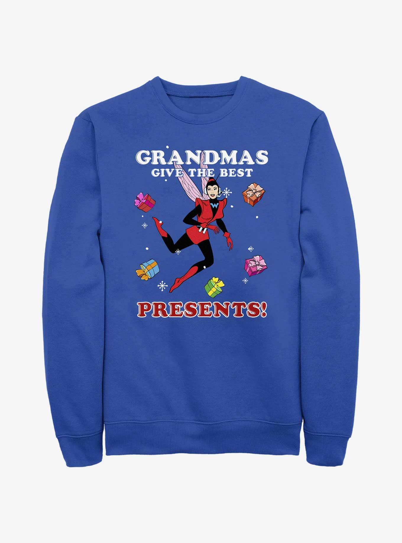 Marvel Grandmas Give The Best Presents Sweatshirt, ROYAL, hi-res