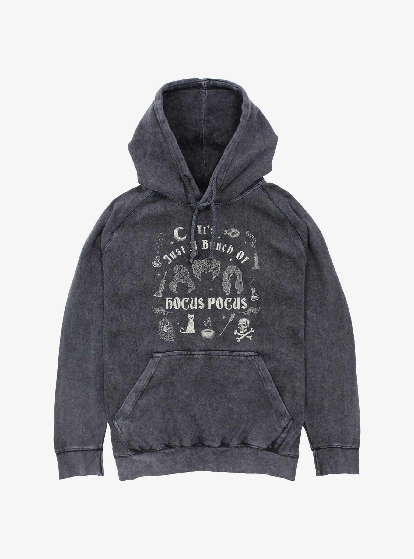 Disney Hocus Pocus A Bunch Of Hocus Pocus Mineral Wash Hoodie, , hi-res