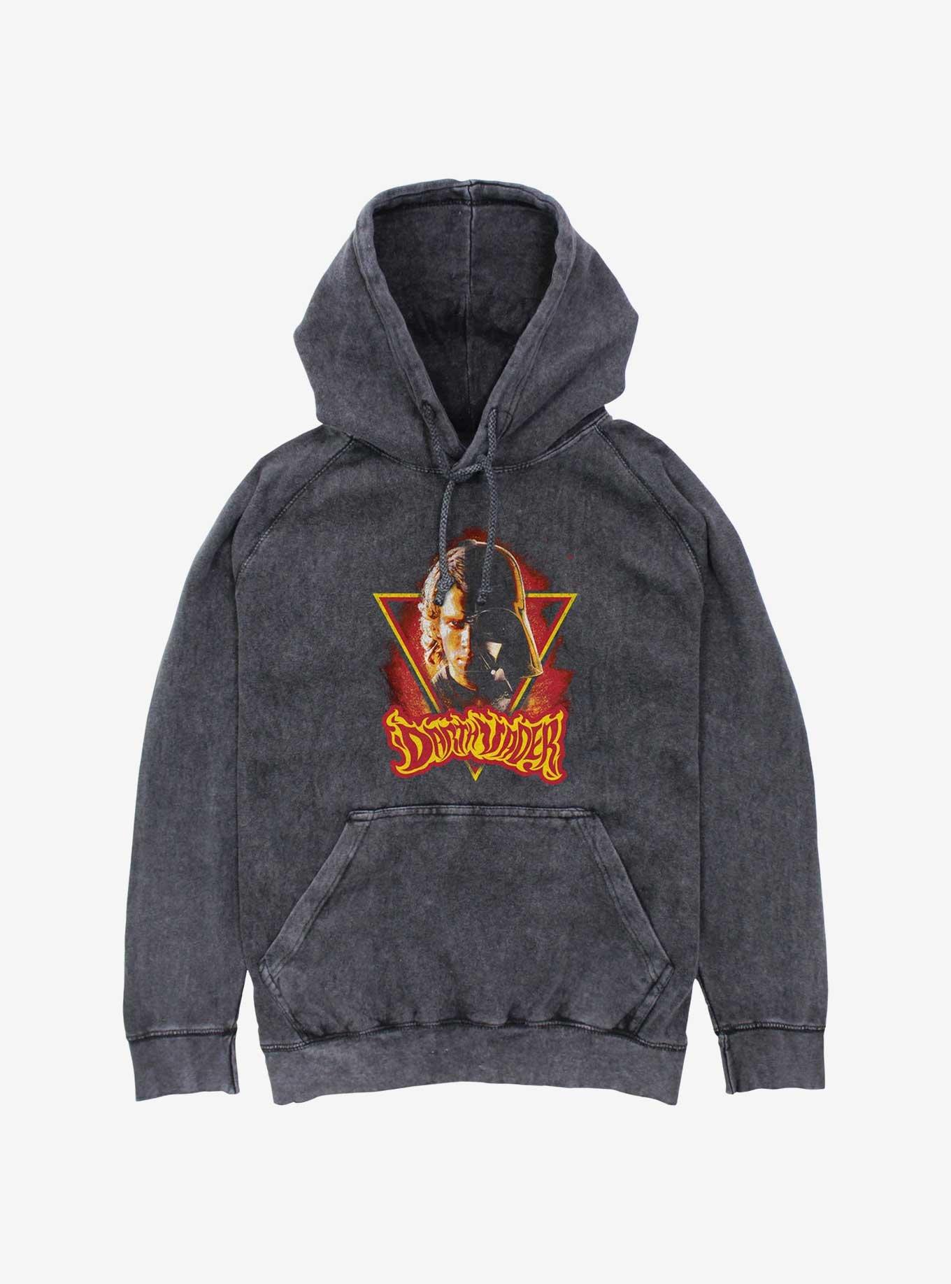 Star Wars Anakin Darth Vader Split Mineral Wash Hoodie, , hi-res