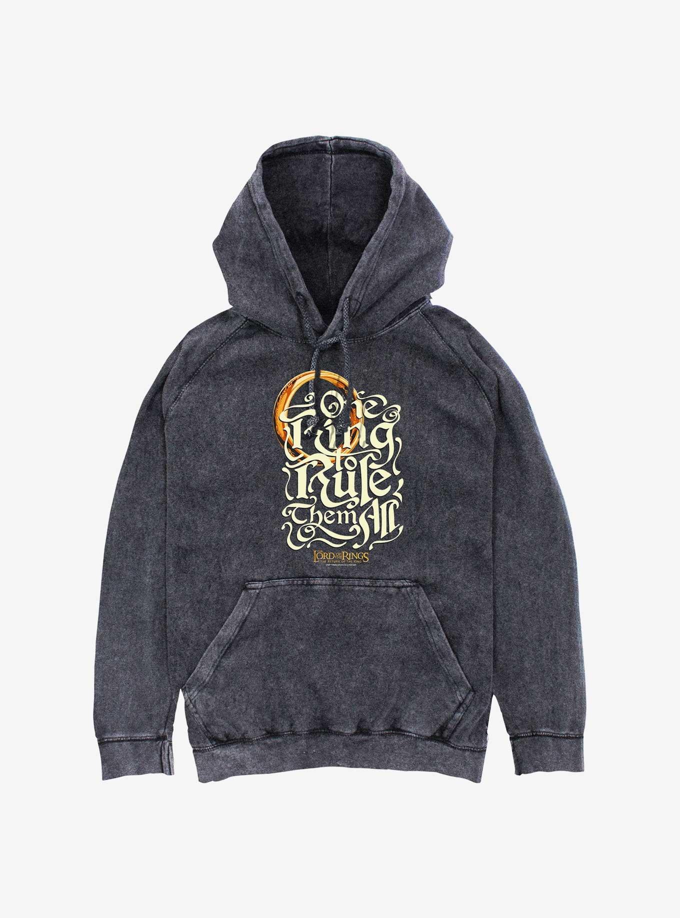 The Lord Of The Rings One Ring To rule Them All Mineral Wash Hoodie