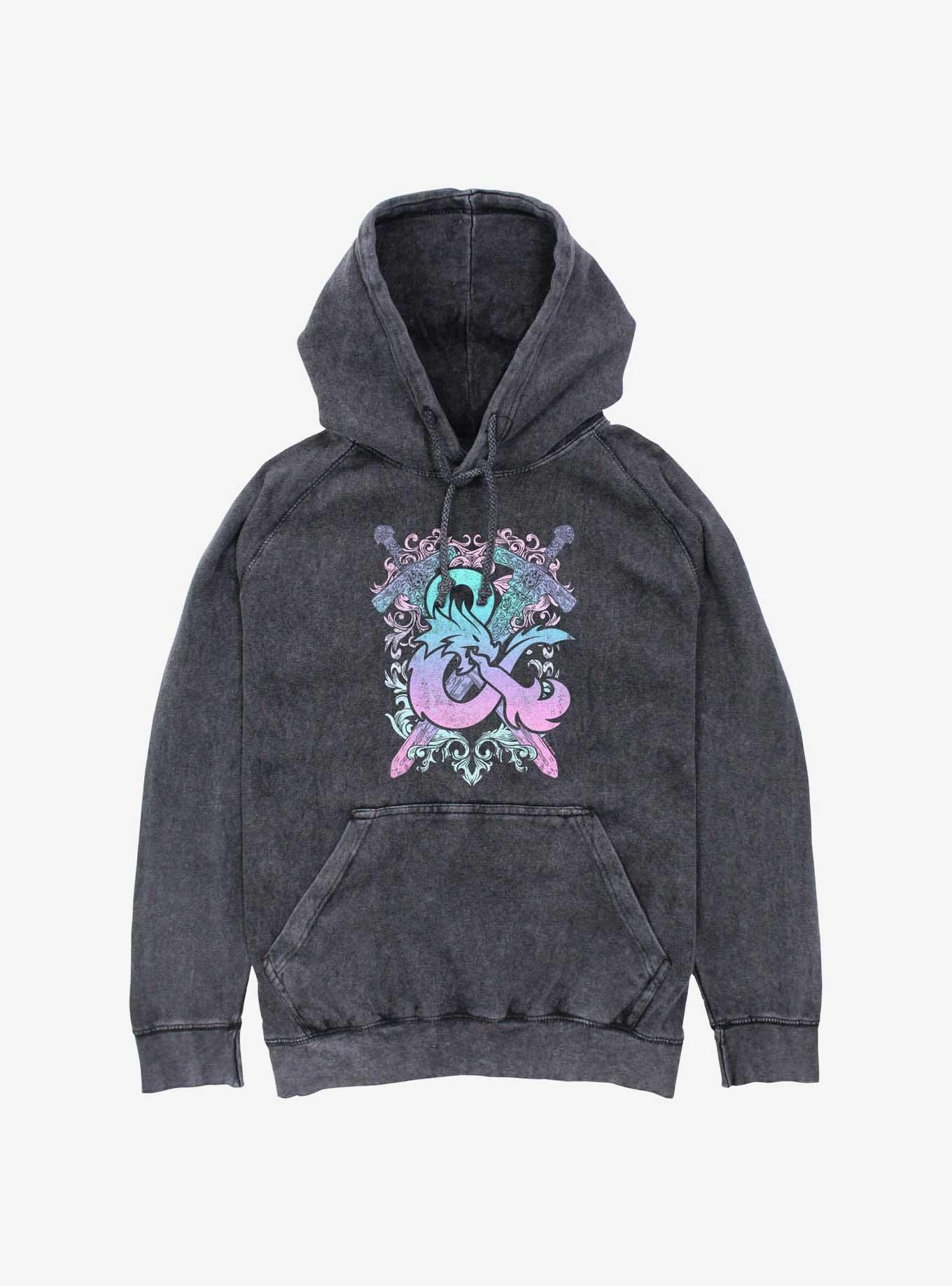 Dungeons & Dragons Pastel Logo Mineral Wash Hoodie, , hi-res