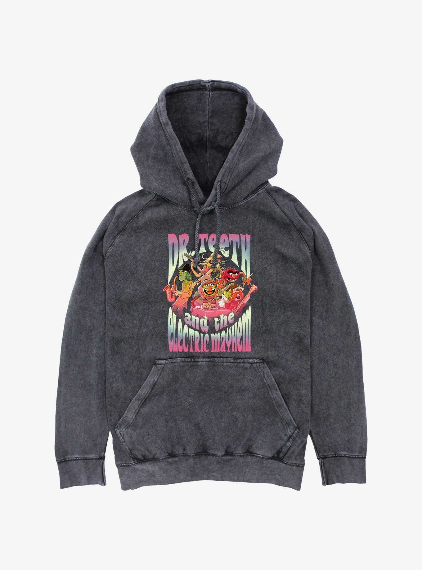 Disney The Muppets Dr Teeth. & The Electric Mayhem Band Mineral Wash Hoodie, , hi-res