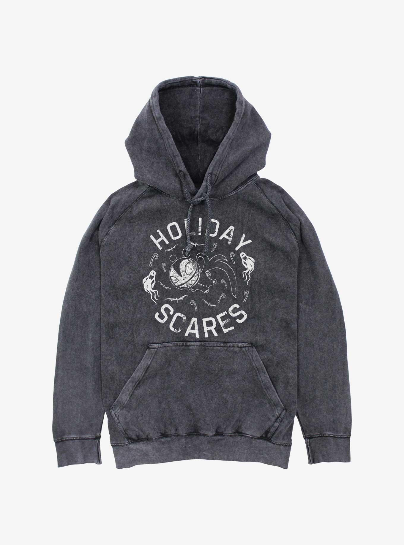 Disney Nightmare Before Christmas Holiday Scares Mineral Wash Hoodie, , hi-res