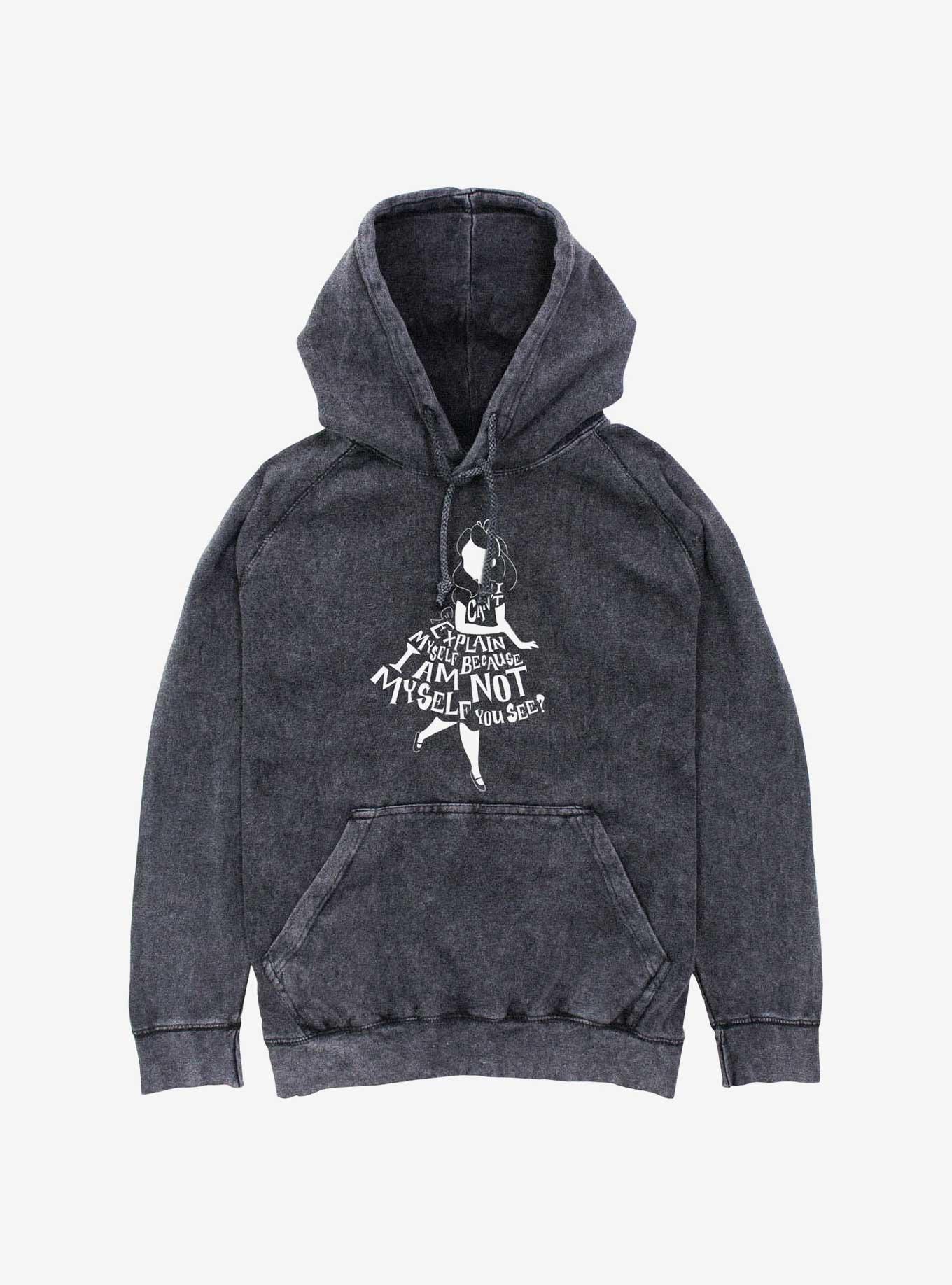 Disney Alice In Wonderland Not Myself Mineral Wash Hoodie