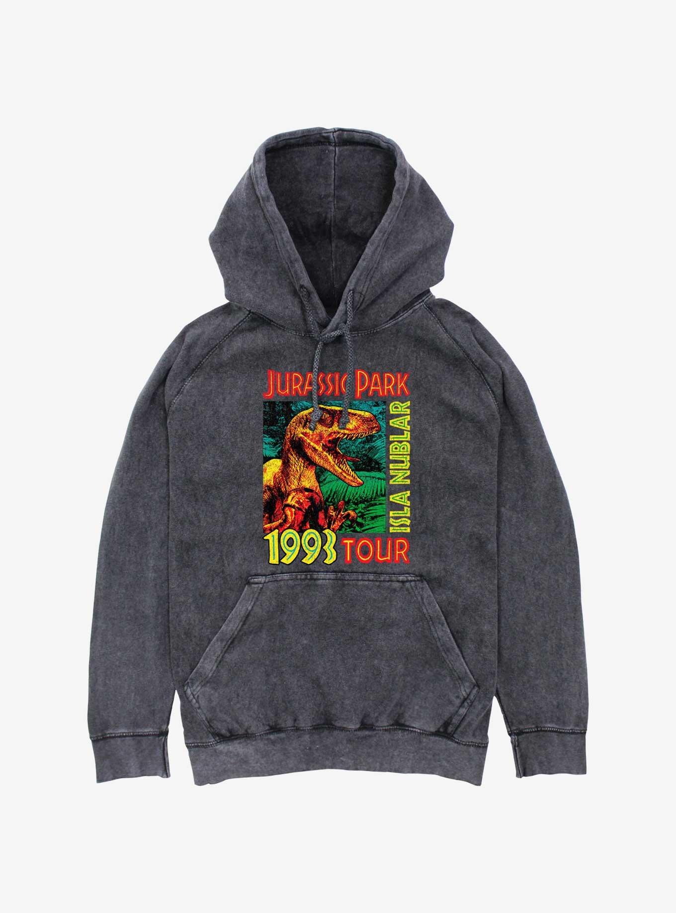 Jurassic Park Isla Nublar Tour Mineral Wash Hoodie, , hi-res